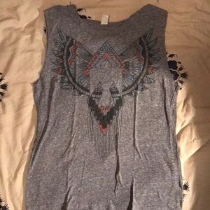 Forever 21 cutoff sleeve tank